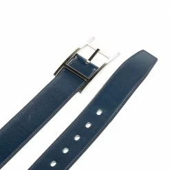 Hermes Chocolat/Bleu De Presse Box And Togo Leather Quentin H Reversible Belt 85CM For Men -Deals Hermes Store luxury men hermes used accessories p582839 007
