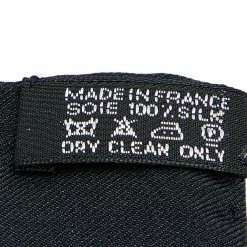 Hermes Hermès Black & Cream Jungle Love Silk Gavroche Scarf For Men -Deals Hermes Store luxury men hermes used accessories p586316 001