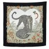 Hermes Hermès Black & Cream Jungle Love Silk Gavroche Scarf For Men -Deals Hermes Store luxury men hermes used accessories p586316 1643963603 006