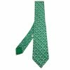 Hermes Hermès Green Dans Les Nuages Twillibi Silk Tie For Men -Deals Hermes Store luxury men hermes used accessories p587326 001