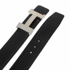 Hermes Black/Moka Box And Swift Leather Constance Reversible Belt 100CM For Men 13 Hermes Black/Moka Box And Swift Leather Constance Reversible Belt 100CM For Men -Deals Hermes Store luxury men hermes used accessories p592417 007