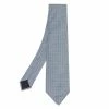 Hermes Blue Patterned Silk Jacquard Tie For Men -Deals Hermes Store luxury men hermes used accessories p593958 001
