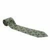Hermes Green Horse Bridle Printed Silk Tie For Men