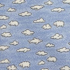 Hermes Light Blue Clouds And Birds Print Silk Tie For Men -Deals Hermes Store luxury men hermes used accessories p59556 002