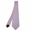 Hermes Pink Dot Printed Silk Jacquard Tie For Men -Deals Hermes Store luxury men hermes used accessories p600505 005