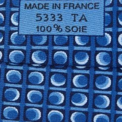 Hermes Navy Blue Moonphase Printed Silk Tie For Men 9 Hermes Navy Blue Moonphase Printed Silk Tie For Men -Deals Hermes Store luxury men hermes used accessories p600775 003