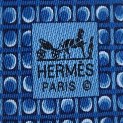 Hermes Navy Blue Moonphase Printed Silk Tie For Men 11 Hermes Navy Blue Moonphase Printed Silk Tie For Men -Deals Hermes Store luxury men hermes used accessories p600775 005