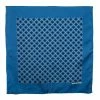Hermes Blue Printed Silk Pocket Square For Men -Deals Hermes Store luxury men hermes used accessories p612660 001