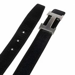 Hermes Black/Gold Box And Togo Leather H Buckle Reversible Belt 95CM For Men -Deals Hermes Store luxury men hermes used accessories p614785 002