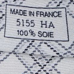 Hermes Grey Square Printed Silk Tie For Men -Deals Hermes Store luxury men hermes used accessories p614884 004