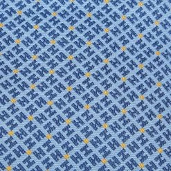 Hermes Hermès Blue H Motif Jacquard Silk Tie For Men -Deals Hermes Store luxury men hermes used accessories p631074 004