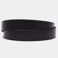 Hermes Noir/Bleu De Prusse Box And Togo Leather Belt Strap 80CM For Men