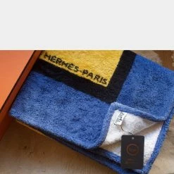 Hermes Multicolor Telo Spiaggia Beach Towel Size 94x153 Cm For Men -Deals Hermes Store luxury men hermes used accessories p667774 002