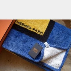 Hermes Multicolor Telo Spiaggia Beach Towel Size 94x153 Cm For Men -Deals Hermes Store luxury men hermes used accessories p667774 008