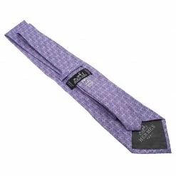 Hermes Purple H Logo Woven Silk Tie For Men -Deals Hermes Store luxury men hermes used accessories p73113 004