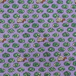 Hermes Purple Turtle Print Silk Tie For Men 8 Hermes Purple Turtle Print Silk Tie For Men -Deals Hermes Store luxury men hermes used accessories p73117 002