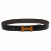 Hermes Black Leather H Logo Constance Changeable Belt 80 CM And 85 CM For Men -Deals Hermes Store luxury men hermes used accessories p79083 001