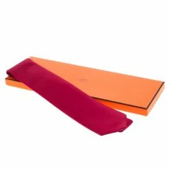Hermes Red Silk Tie For Men -Deals Hermes Store luxury men hermes used accessories p96892 005
