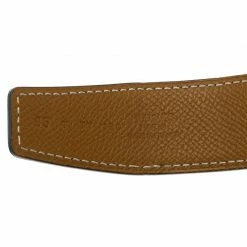 Hermes Black/Brown Box And Epsom Leather Quizz Buckle Belt 85 CM For Men -Deals Hermes Store luxury men hermes used accessories p97042 005