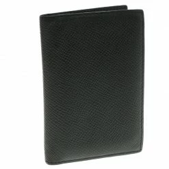Hermes Black Leather Card Holder For Men -Deals Hermes Store luxury men hermes used bags p103718 003