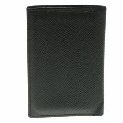 Hermes Black Leather Card Holder For Men -Deals Hermes Store luxury men hermes used bags p103718 004