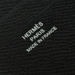 Hermes Black Leather Card Holder For Men -Deals Hermes Store luxury men hermes used bags p103718 007