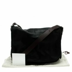 Hermes Black Box Calf Leather Barda Messenger Bag For Men -Deals Hermes Store luxury men hermes used bags p105072 009