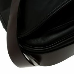 Hermes Black Box Calf Leather Barda Messenger Bag For Men -Deals Hermes Store luxury men hermes used bags p105072 010