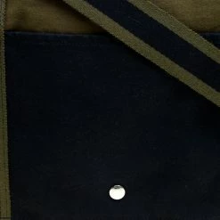 Hermes Black/Green Canvas Fourre Tout Besace Messenger Bag For Men -Deals Hermes Store luxury men hermes used bags p110407 005