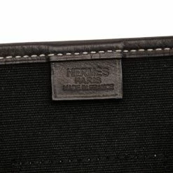 Hermes Black Canvas Mini Buenaventura Messenger Bag For Men -Deals Hermes Store luxury men hermes used bags p123110 006