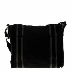 Hermes Black Canvas Fourre Tout Vassus Messenger Bag For Men 16 Hermes Black Canvas Fourre Tout Vassus Messenger Bag For Men -Deals Hermes Store luxury men hermes used bags p178419 003