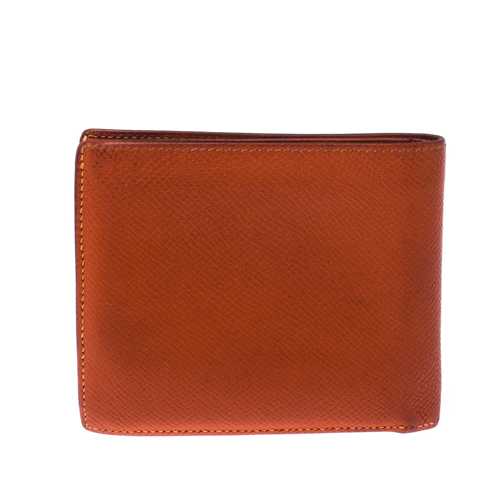 Hermes Orange Epsom Leather MC² Copernic Wallet For Men 7 Hermes Orange Epsom Leather MC² Copernic Wallet For Men - Image 5