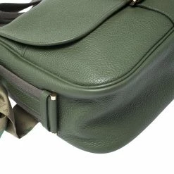 Hermes Canopee Clemence Leather Bourlingue Messenger Bag For Men -Deals Hermes Store luxury men hermes used bags p249618 006