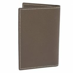 Hermes Sauge Epsom Leather MC² Euclide Card Holder For Men -Deals Hermes Store luxury men hermes used bags p310643 008