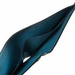 Hermes Light Blue Leather Bifold Compact Wallet For Men -Deals Hermes Store luxury men hermes used bags p329215 011