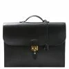 Hermes Black Box Leather Sac A DÃ©peches 41 Bag For Men