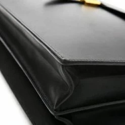 Hermes Black Box Leather Sac A DÃ©peches 41 Bag For Men -Deals Hermes Store luxury men hermes used bags p360143 010