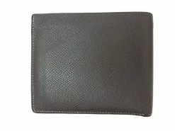 Hermes Black Leather Bi-Fold Wallet For Men -Deals Hermes Store luxury men hermes used bags p40417 004