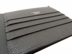 Hermes Black Leather Bi-Fold Wallet For Men -Deals Hermes Store luxury men hermes used bags p40417 005