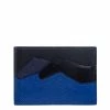 Hermes Hermés Blue Leather Les Petits Chevaux Card Holder For Men