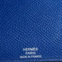 Hermes Hermés Blue Leather Les Petits Chevaux Card Holder For Men -Deals Hermes Store luxury men hermes used bags p434218 009