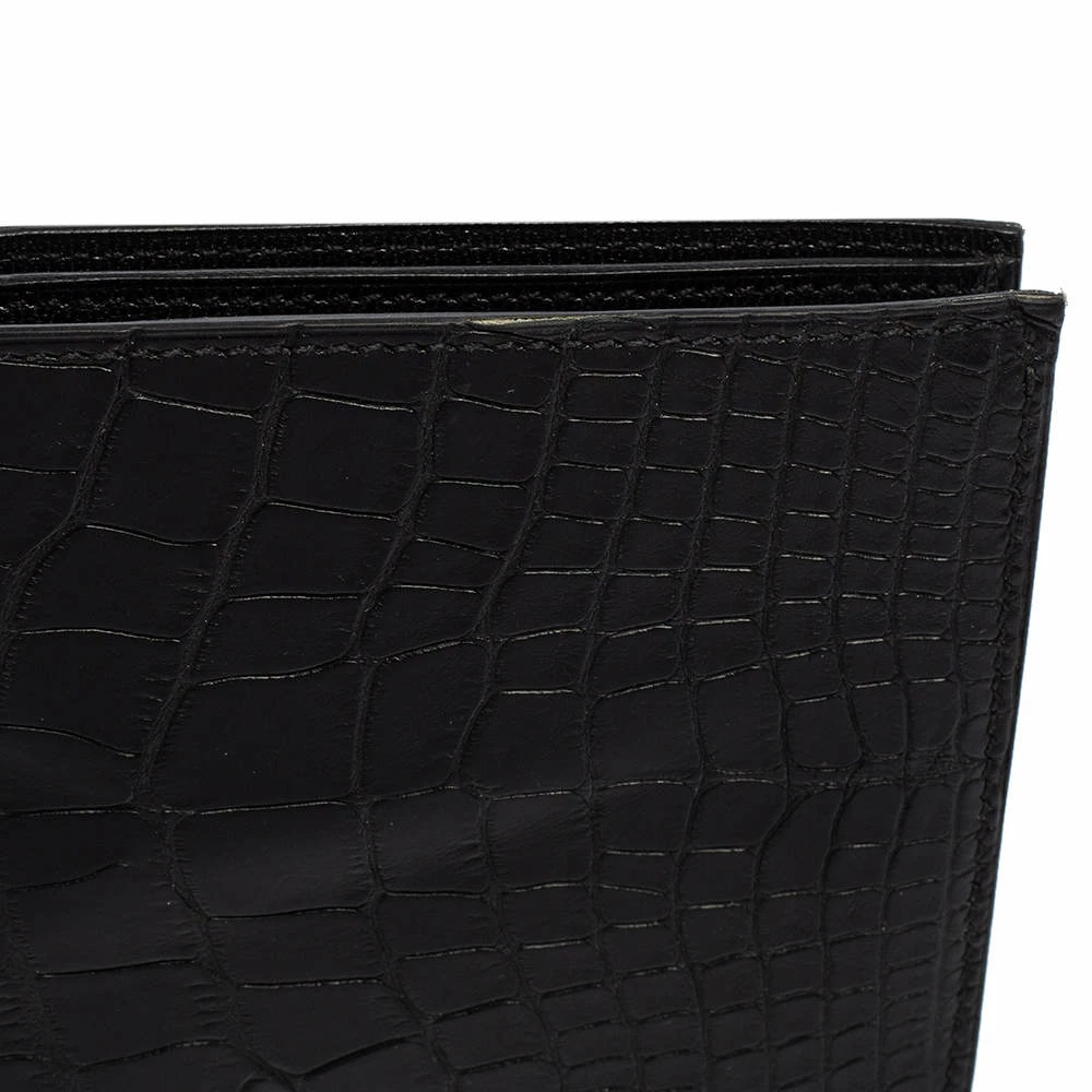 Hermes Black Alligator MC² Copernic Wallet For Men 7 Hermes Black Alligator MC² Copernic Wallet For Men - Image 5