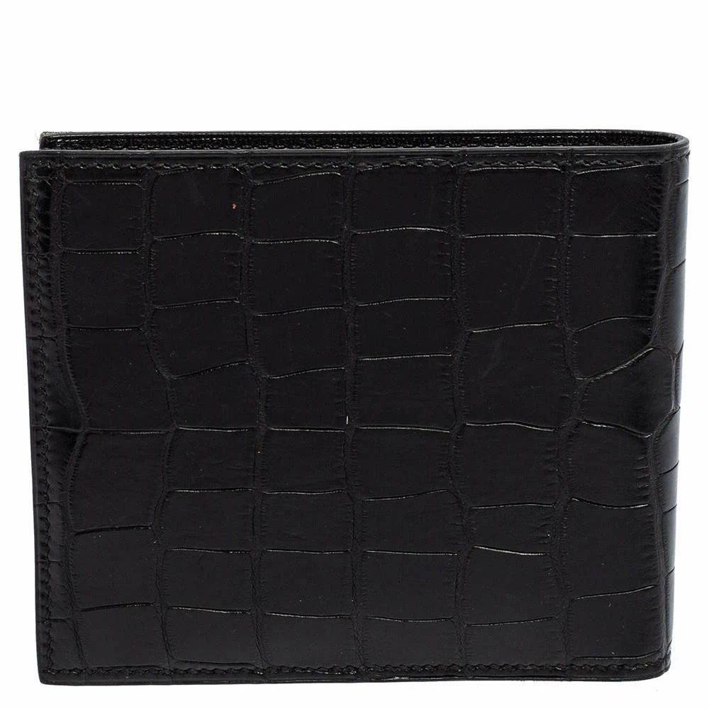 Hermes Black Alligator MC² Copernic Wallet For Men 6 Hermes Black Alligator MC² Copernic Wallet For Men - Image 4