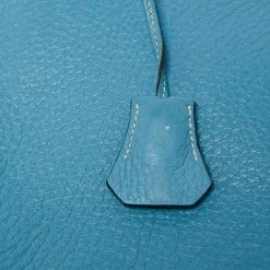 Hermes Bleu Jean Clemence Leather Sac A Depeches 38 Briefcase For Men -Deals Hermes Store luxury men hermes used bags p641402 008