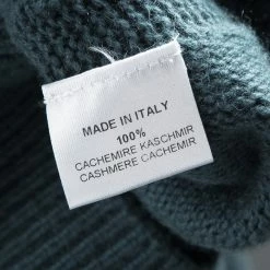 Hermes Teal Cashmere Draped Collar Sweater 3XL For Men -Deals Hermes Store luxury men hermes used clothes p104835 005