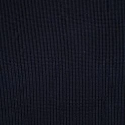 Hermes Navy Blue Chunky Knit Wool Contrast Trim Crew Neck Sweater 3XL For Men -Deals Hermes Store luxury men hermes used clothes p109813 004