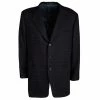 Hermes Navy Blue Wool Cashmere Checked Blazer XXL For Men -Deals Hermes Store luxury men hermes used clothes p113888 0001