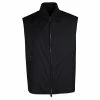 Hermes Navy Blue Ribbed Collar Detail Zip Front Vest 3XL For Men