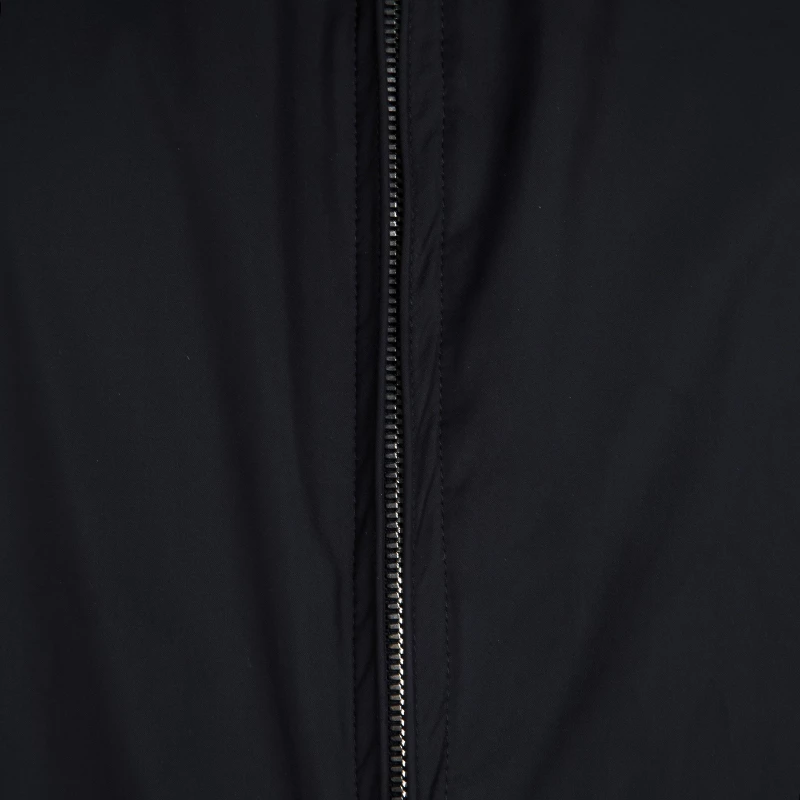 Hermes Navy Blue Ribbed Collar Detail Zip Front Vest 3XL For Men 6 Hermes Navy Blue Ribbed Collar Detail Zip Front Vest 3XL For Men - Image 4