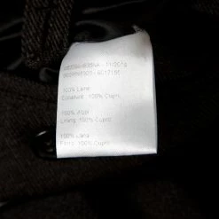 Hermes Commande Particuliere Grey Wool Gabardine Button Front Coat XL For Men -Deals Hermes Store luxury men hermes used clothes p148648 0006